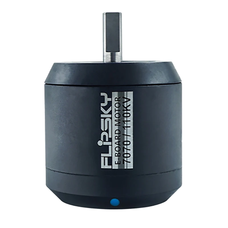Moteur brushless outrunner 110KV 4300W Flipsky 7070 avec connecteurs et câbles de puissance