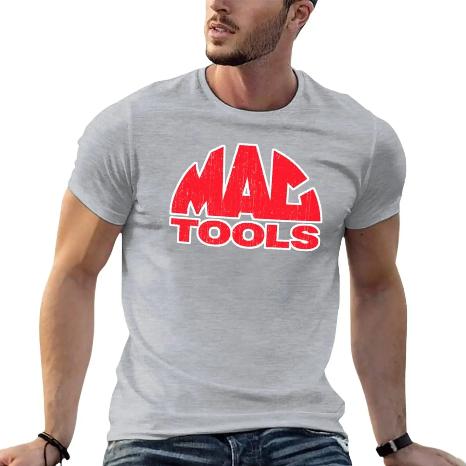 

Футболка Mac Tools мужская с рисунком аниме, летние топы, без рисунка