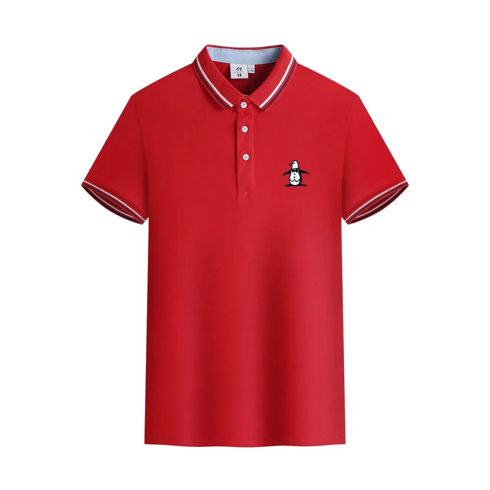Polo Shirt Mens Shirts New Munsing Wear Men's Summer Polo Fashion Sports Leisure Men's Golf Clothing