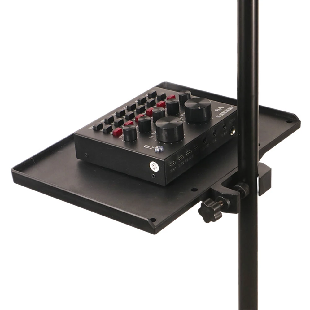 Universal Sound Card Tray Live Microfone Stand Sound Card Tray Clipe Titular Tripé Suporte Mic Titular Acessório Tamanhos - Image 4