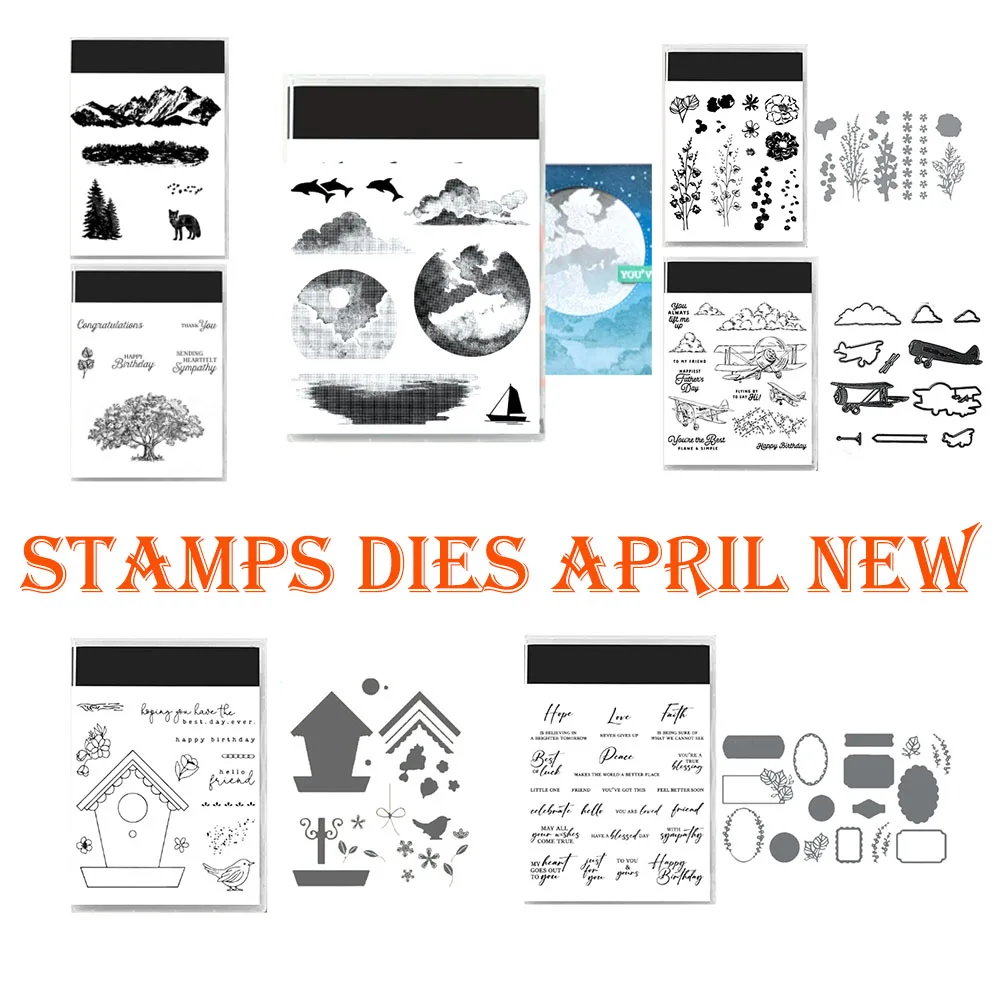 2024 Catalogue Stampin Valentine New Clear Stamps And Dies Sets For Scrapbooking DIY Paper Card Album Mold Stencil Craft