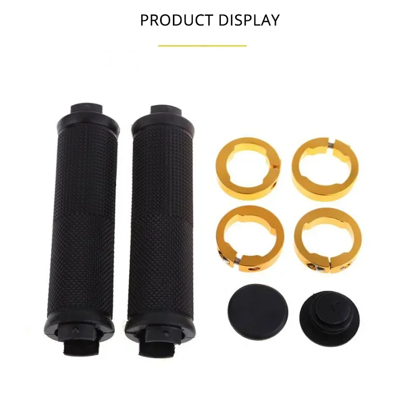 2PCS Lock on Fahrrad Griffe Gummi Weiche Mountainbike Griffe Staubdicht Wasserdicht Fahrrad Griff Nicht-slip MTB Manschetten radfahren Zubehör – Detail 9