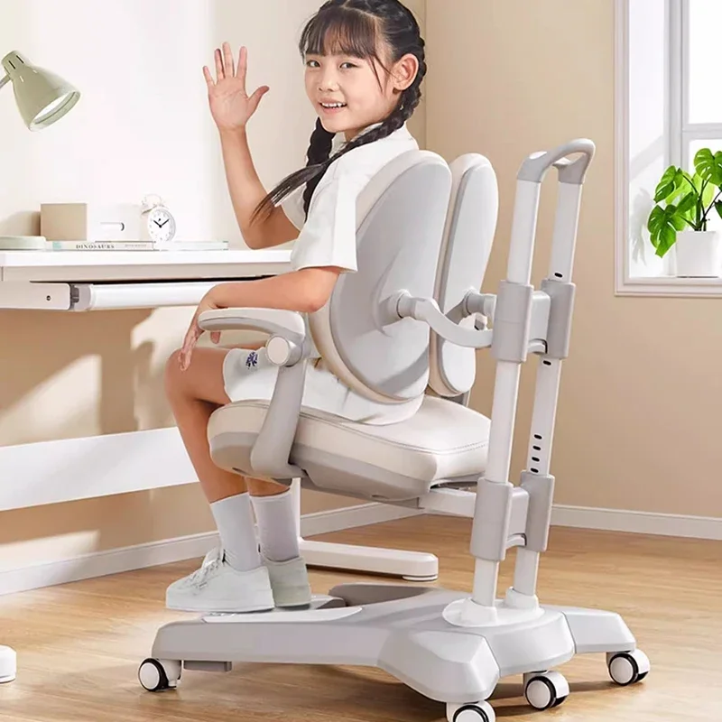 Growing Chair Kids Children's Armchair Stool Childrens Child Schoolboy Room Chairs Mobiliario Infantil Auxiliary Furniture