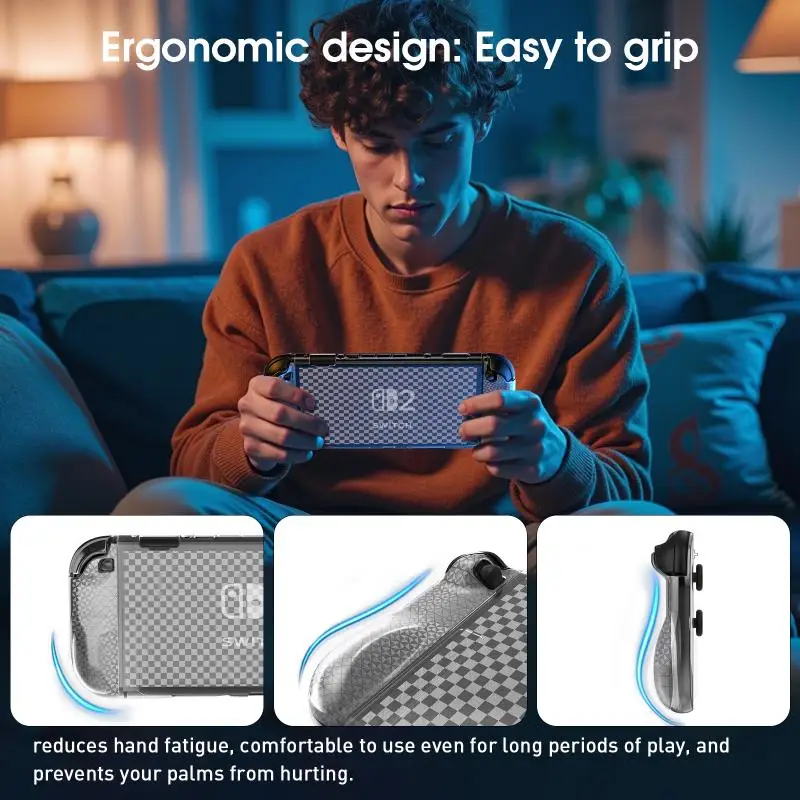 Enhanced Protective Case with Keycaps & Screen Protector - Anti-Slip, Anti-Drop, Anti-Scratch Design | Perfect Gift