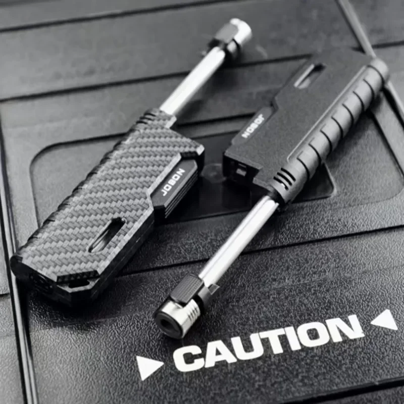 JOBON Retractable Lighter Windproof Blue Flame Safety Lock Design Visual Gas Window Adjustable Flame Size Ignition Tool bbq lighter butane gas lighter cigarette lighter
