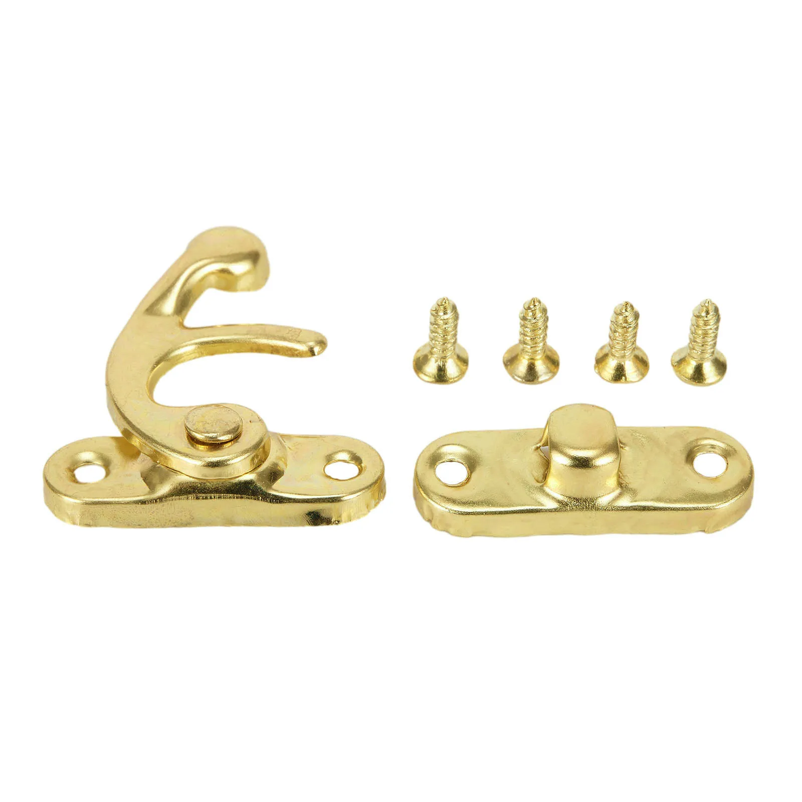 Replacement Lock Buckle Gold/Bronze/Silver Iron Material 3mm Hole Diameter Curved Shaped Practical High Quality