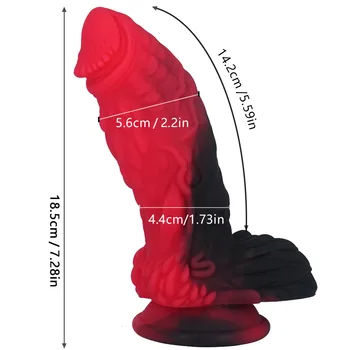 Silicone Realistic Dildo Strong Suction Cup Dildo Prostate Massager Large Butt Plug Dragon Anal Sex Toys for Women Thick Dildo 2