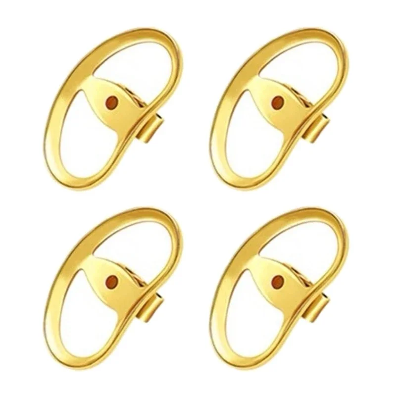 Hinged Oorbel Ringen met Hangende Prong Set Diamant Gevormde Kristalletje