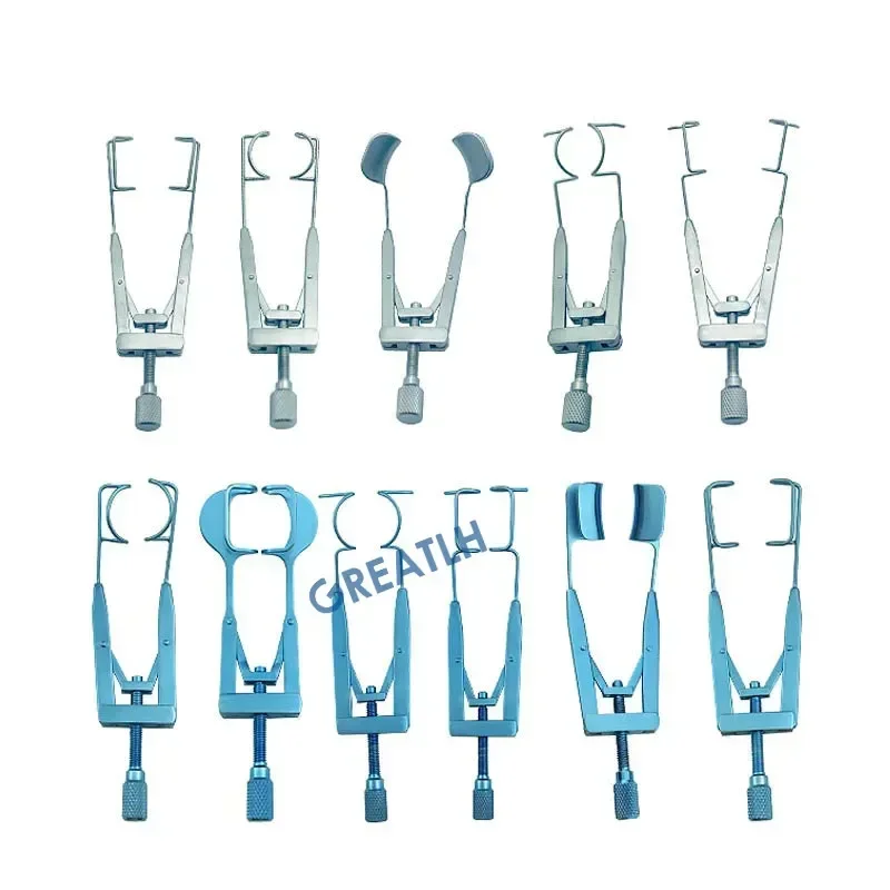 1pcs Titanium/Stainless Steel Lieberman Solid Eye Speculums Ophthalmic Surgical Eye Instrument Opener Eyelid Tools ophthalmic tool surgical instruments