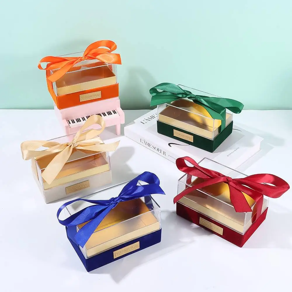 Clear Acrylic Gift Box with Elegant Bow – Transparent Luxury Packaging for Birthday Par... - SKU TCCB1601 - UGI Packaging