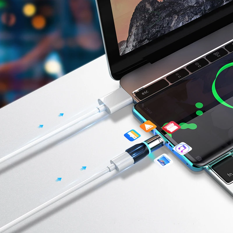 Adattatore magnetico USB C per Samsung Huawei Xiaomi Redmi LG VIVO OPPO SONY Honor OnePlus accessori per Smartphone caricabatterie magnetico - Image 5