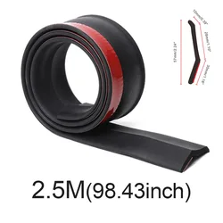 Universal Car Bumper Skirt Protector and Trim Moulding Kit (2.5M)