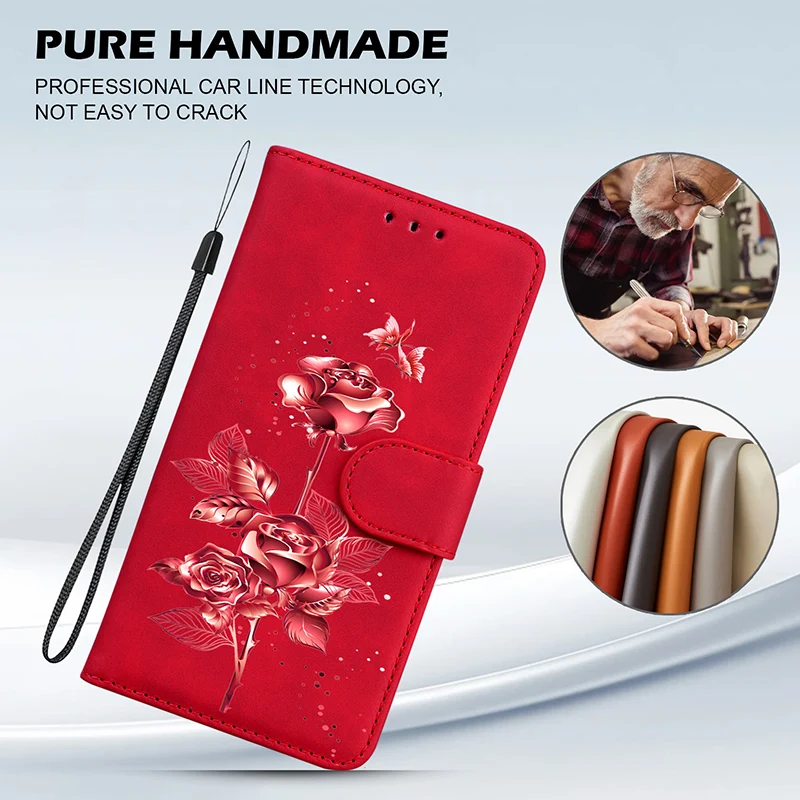 Leather Flip Wallet Phone Case - Elegant and Functional Phone Cover