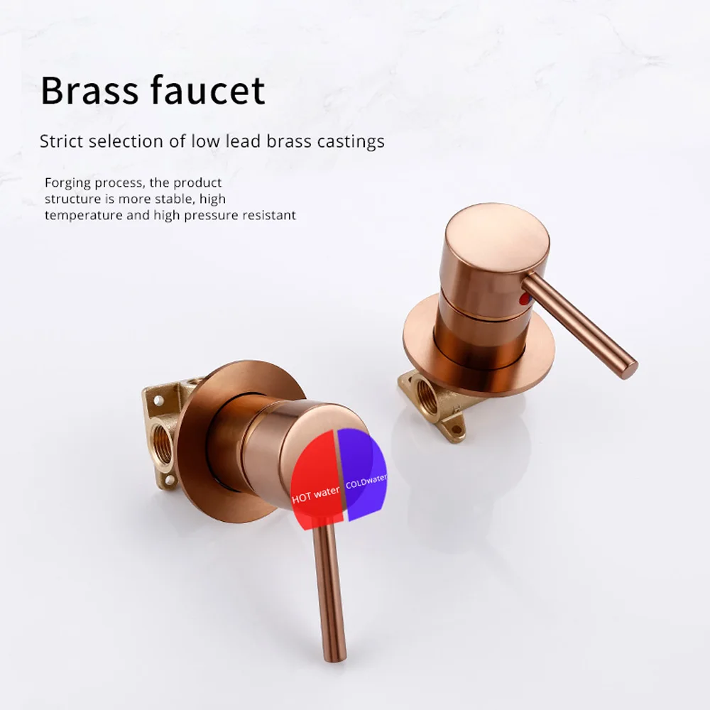 Shower Set Bathtub Faucet Set Bath Mixer Tap Bathroom Rainfall Headshower Hot And Cold Kit With Brass Handshower