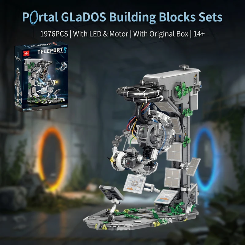 GLaDOS Portal 2 z LED, Klocki Konstrukcyjne z Polski za $57.12 / ~219zł