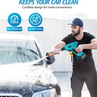 Wireless High Pressure Car Wash Water Spay Gun Portable Washer Rechargeable Mini Washing With Toolbag for Makita 18V Battery 2