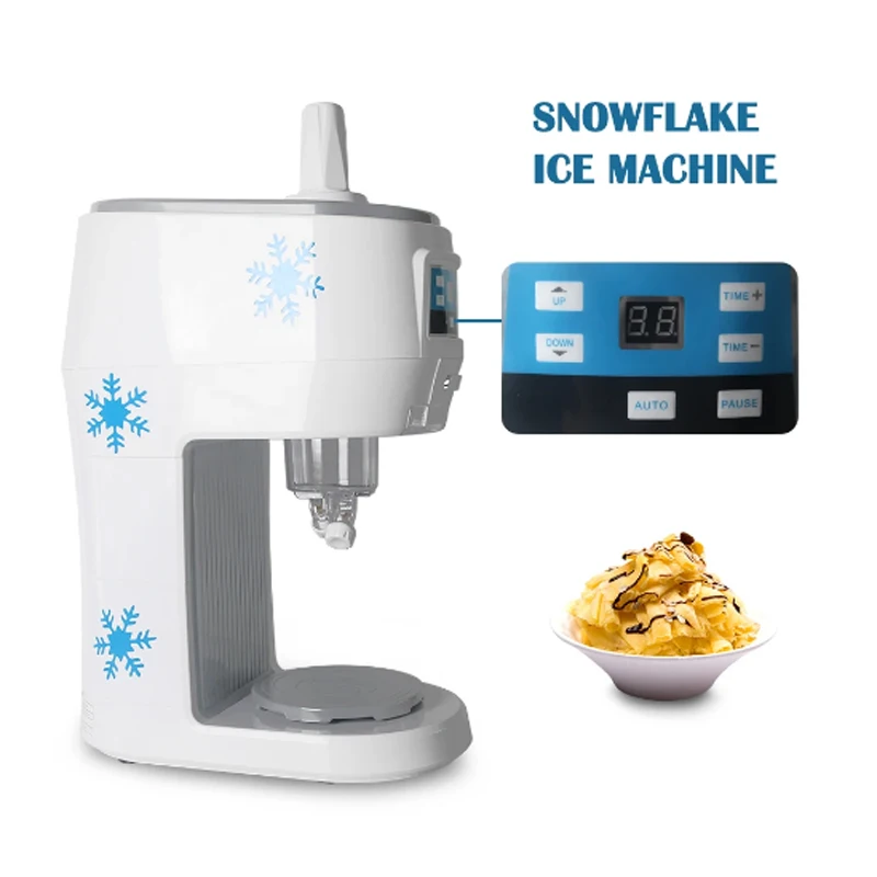 

Electric Snowflakes Ice Machine Industrial Ice Crusher Snow Cone Machine Shaver Ice Sand Slush Maker