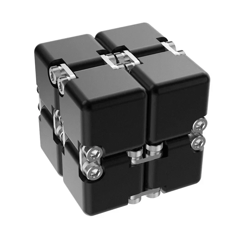 Fashion Metal Infinite Magic Cube New Unique Upgraded Disassembled Assembled Developing Intelligence Decompression Toy 6