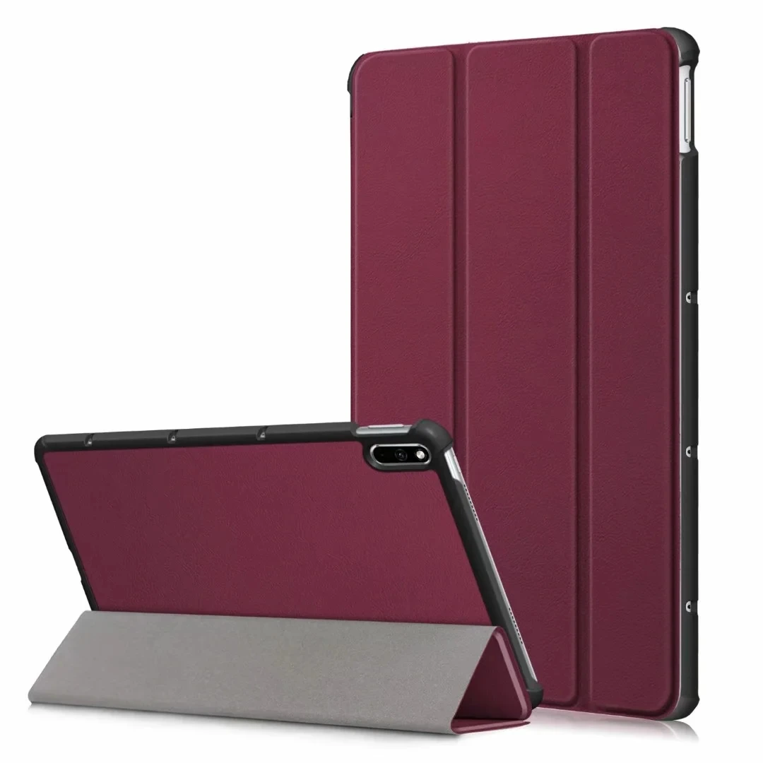 Slim PU Leather Tablet Case Cover with Screen Protector and Stylus Pen