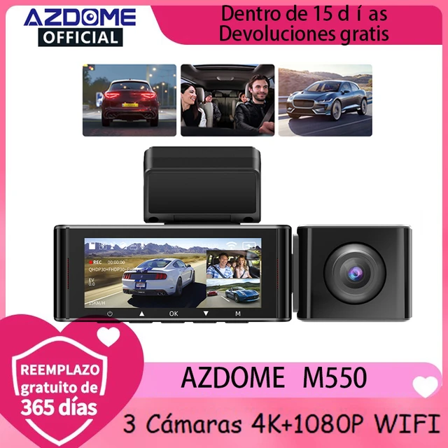 AZDOME-Cámara de salpicadero DVR 4K para coche, dispositivo de grabación  con GPS, visión nocturna, WIFI, Monitor de aparcamiento, 3 cámaras, 1080 -  AliExpress