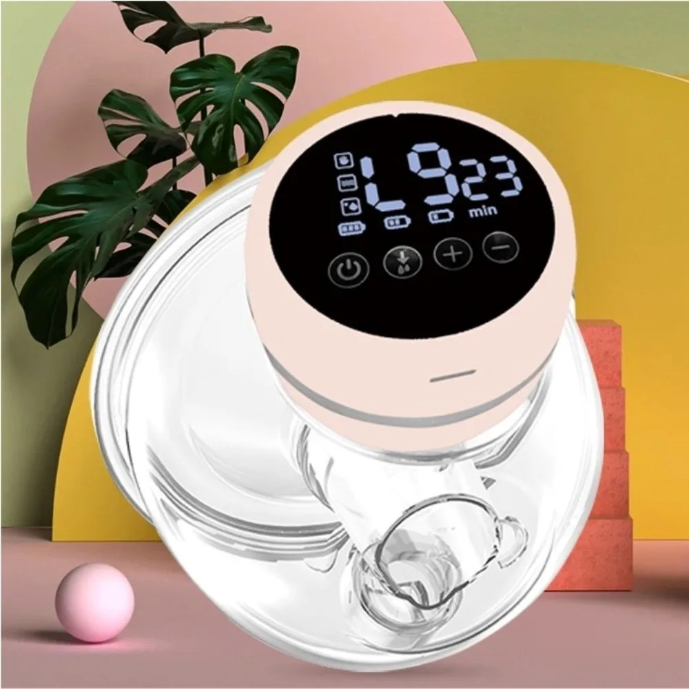 180ML Capacity Electric Breast Pump Intelligent Integrated High Suction Hands Free Breast Pump Massage Painless
