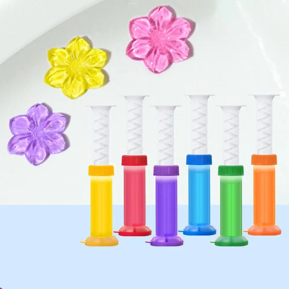 Flower Toilet Cleaner Gel Toilet Deodorant Aromatic Drain Cleaning Detergent Air Freshener Remove Odors Home Bathroom toilet deodorant