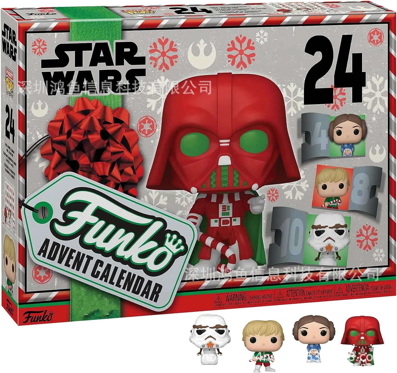 Calendario de Adviento de Hot Toys Figuras de acción Juguetes Spider-Man Caja aleatoria Modelo Muñeca Colección Funko Regalos de Navidad para niños