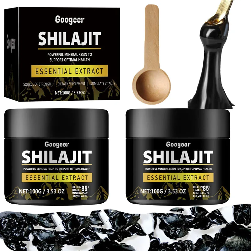 Pure Himalayan Shilajit Resin 100g Natural Lab Fulvic Acid Tested 85+ Trace Minerals