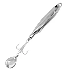 Premium Mackerel Design Spinning Fishing Lure - Versatile Weight Options - Enhanced Casting Distance and Lifelike Action - 30g (Silver)
