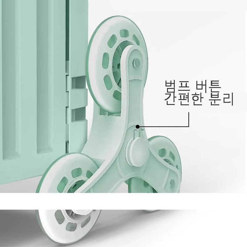 Rolling Crate With Wheels Foldable Rolling Pull Crate Heavy Duty Storage Cart Outdoor Folding Portable Shopping Carts Hand Cart