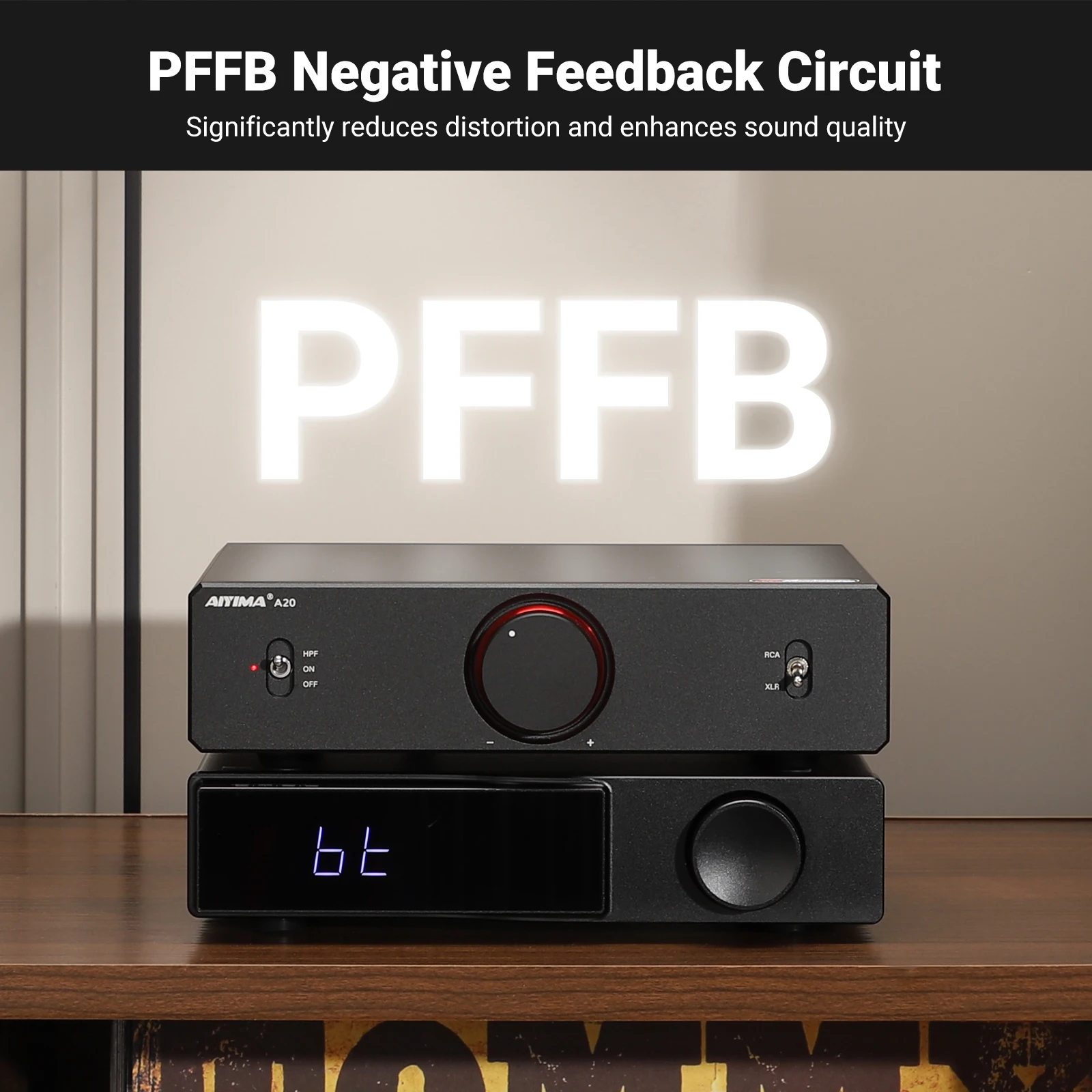 AIYIMA A20 パワーアンプ 300Wx2 Amazon.com: AIYIMA A20 2.1 Channel Power Amplifier,300Wx2