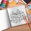 1PC Adult Graffiti COSMETiCS Coloring Book 24 Page Colouring Book Decompression Entertainment Holiday Party Gift 6