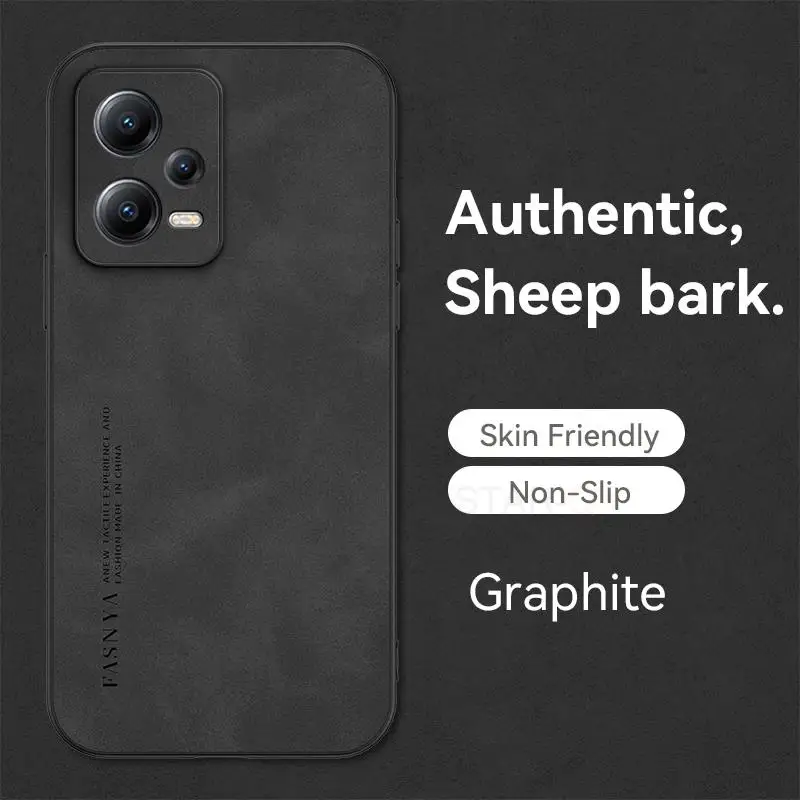 Luxury Sheepskin Leather Smartphone Back Cover