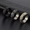 8mm Vintage Star of David Spinner Ring Hexagram Jewish Six Pointed Rotable Fidget Stainless Steel Rings Relieve Stress Men Women 3