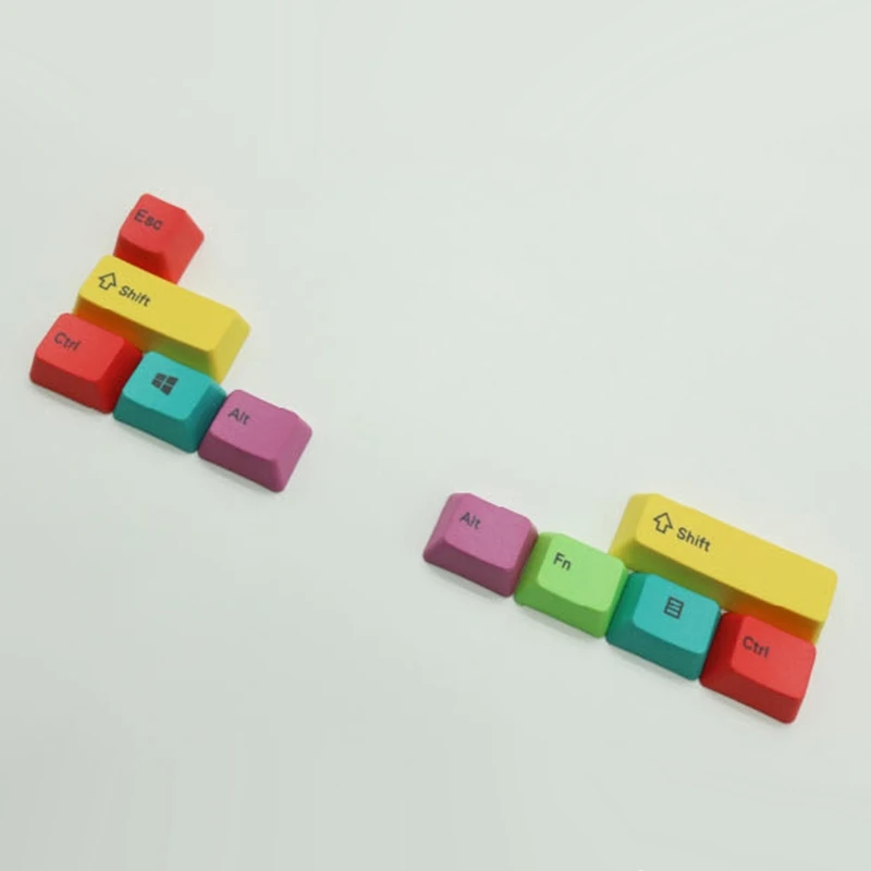 OFBK PBT 백라이트 키 캡 Doubleshot CMYK 키 세트 Cherry/Kailh/Outemu MX 스위치 용 OEM 프로필 기계식 게임용 키보드