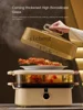 ZK Glass Electric Steamer Two-Layer Steaming Boiling Stewing Integrated Automatic Steam Box Large Capacity 5