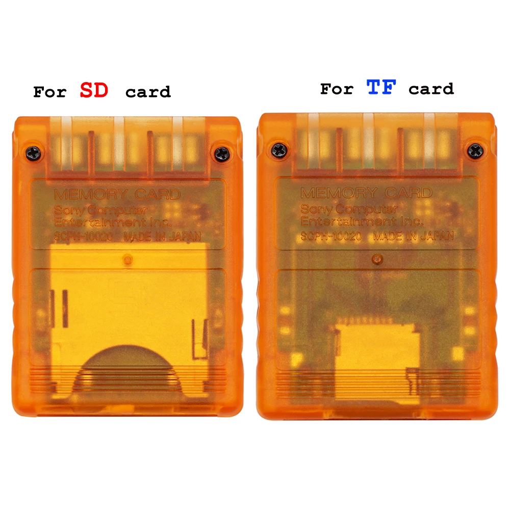 Mx4sio Sio2sd Adaptateur de carte SD pour consoles de jeux Ps2 Lecteur de  carte Shell transparent Adaptateur SD / TF