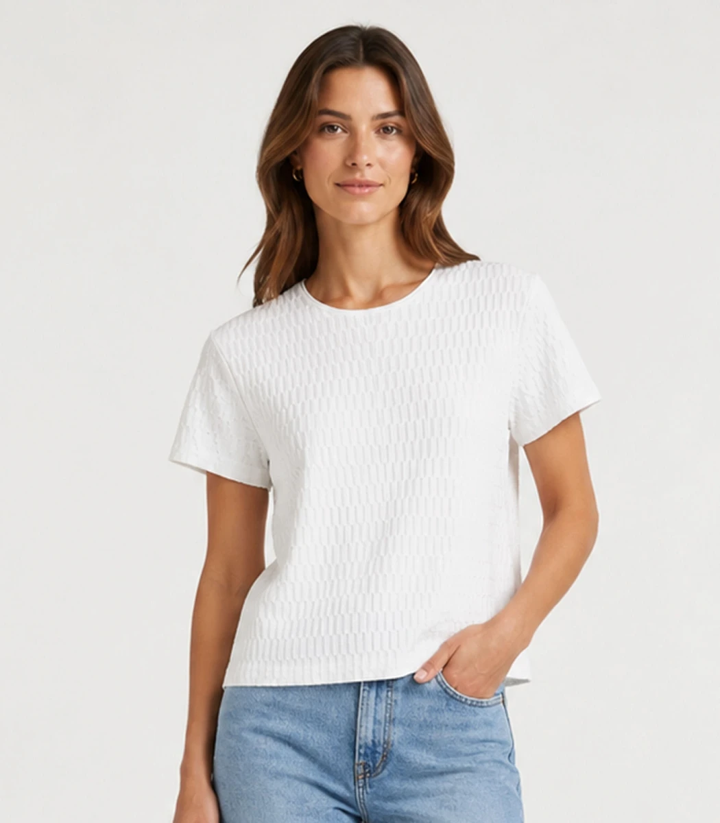 Blusa Feminina Básica Infinita Cor Bege