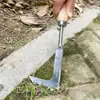 Crack Weeder Crevice Weeding Tool Stainless Steel Manual Weeder Beech Handle Lawn Yard Gardening Tool 4