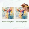 1pc, Animal Reversal Colouring Book, 30 sheets of 100gsm, Relaxing & Creative Lines ‘All You Need Is A Pen Book’ Birthday Gift 3