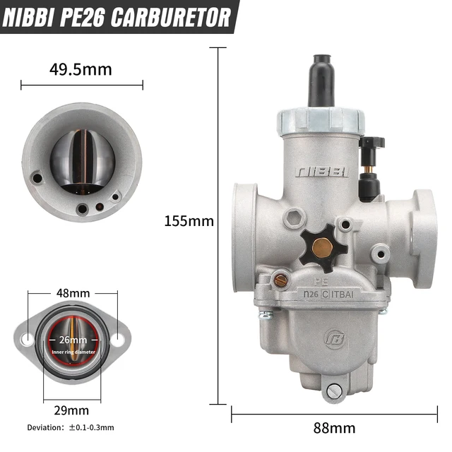  SHU.M-T Carburetor Fuel Screws,Compatible for NIBBI PE