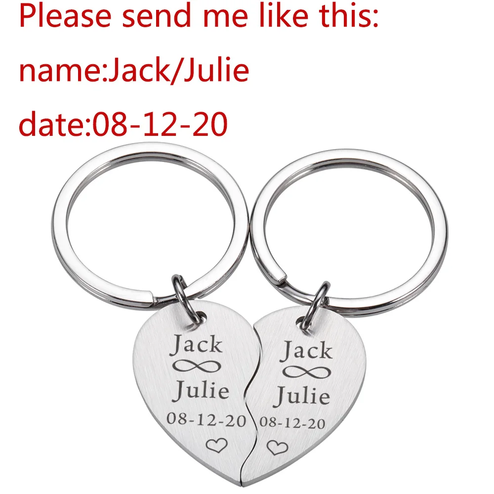 Personalized Keychain - Couple - Red Heart - COD Not Applicable – Shop  Exclusive Picks