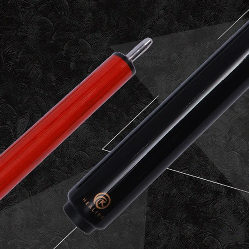 OKHEALING Black Technology Break Cue Carbon Fiber Shaft Hi-Tech Wood Butt 12.9mm Tip 1474mm/58in 19~20oz Uniloc Billiard Cue