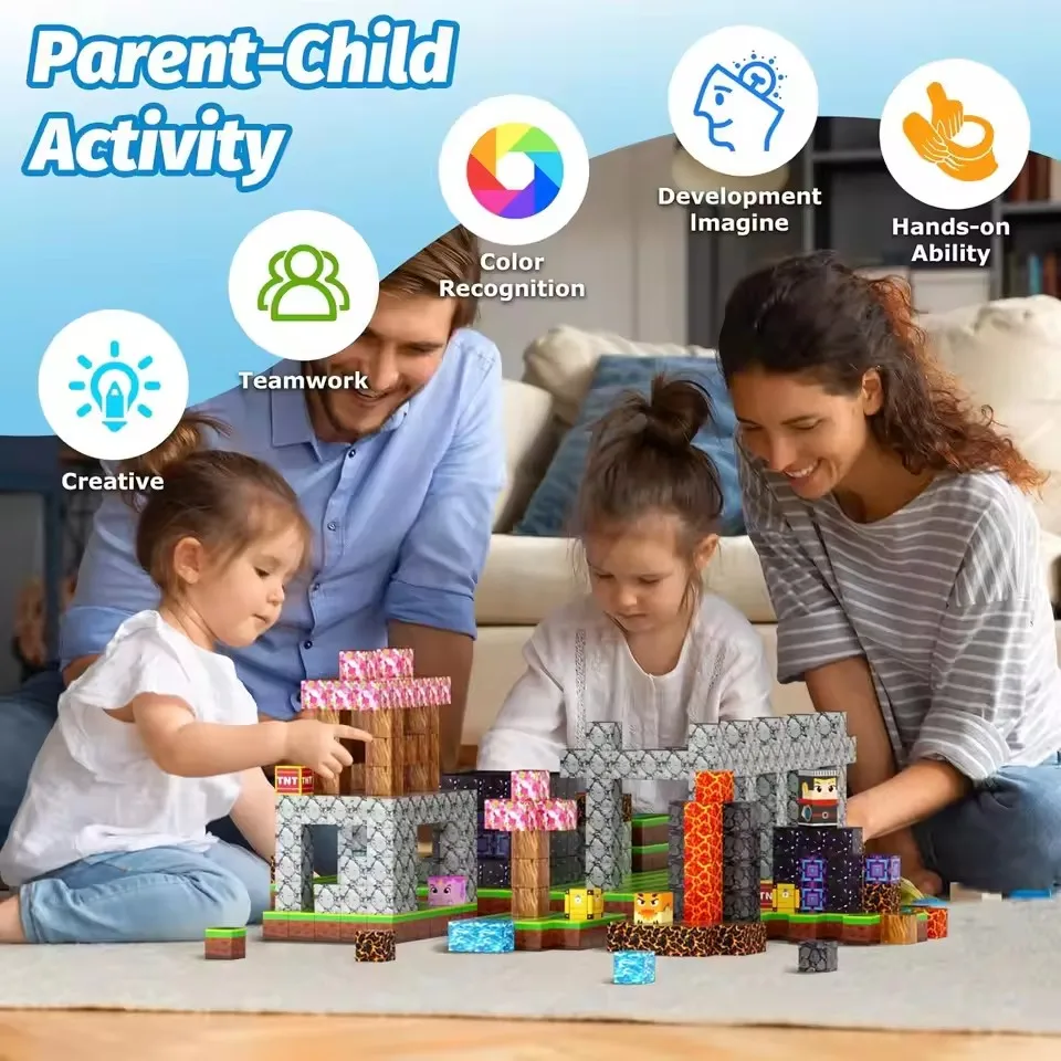 Magnetic Building Blocks Set — 5
