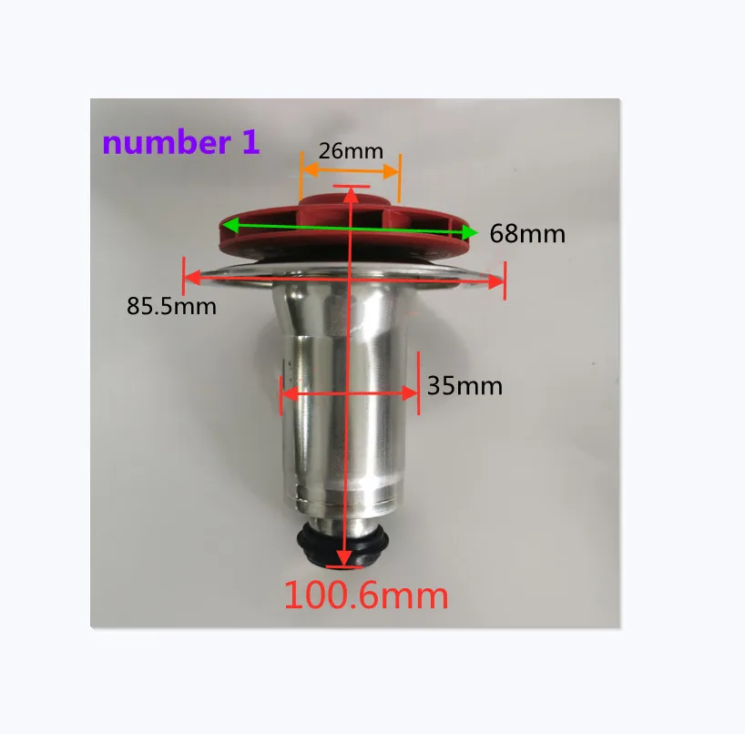 Description Picture 2 of itemSmyth Norco striker Tops Chuangert Norco small squirrel Oneng wall-hung boiler water pump rotor impeller accessories