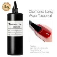 #809 Super Quality 1KG No Wipe Top Coat Primer Base Coat UV Gel Soak Off Nail Supplier China Factory Gel Polish For Nail Art 1