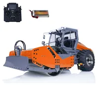 LESU Metal 1/14 RC Hydraulic Road Roller Aoue-H13i RTR Remote Control Car Model with Light Sound System W/O Charger TH22706-SMT3 1