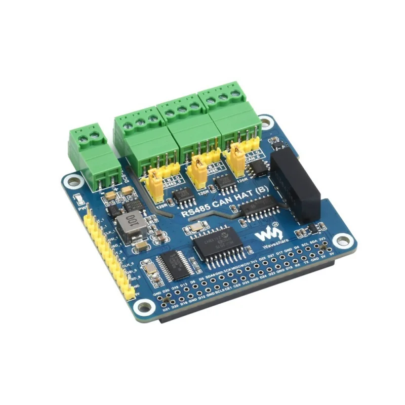 

SMEIIER Multi Protections 2-Ch RS485 and 1-Ch CAN Isolated RS485 CAN HAT (B) For Raspberry Pi