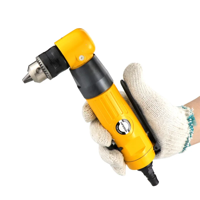Angle Drill 1/4'' 90 Degree Air Drill Pneumatic Drill Right
