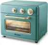 [21 QT& 6-in-1] Air Fryer Toaster Oven Combo, Super Compact Toaster Oven Air Fryer Combo 1500W Rapid Heat Air Fry Convec 1